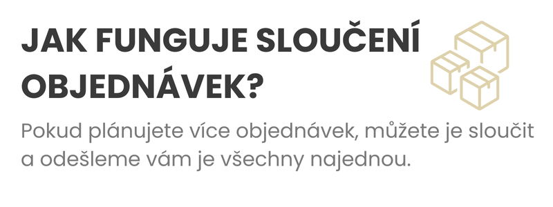 sloučení objednávek